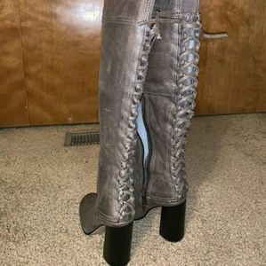 Vincent Camuto leather over the knee boots